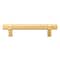 Gliderite Hardware 3-3/4 in. Center to Center Satin Gold Solid Steel Bar Pull - 4006-96-SG 4006-96-SG-1 - alternate 1
